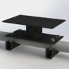 BIG Q Starlink Pole & Railing mount - Pipe Adapter - Flat high performance Kit - Wedge mount