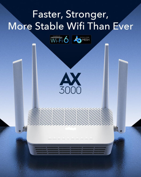 Big Q AX3000 - WiFi 6 Router en Modem voor Starlink met Gigabit Snelheid - Afbeelding 2
